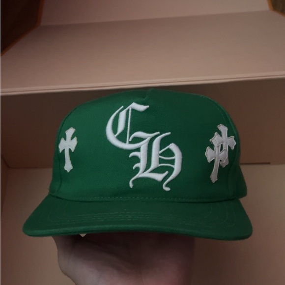 Chrome Hearts Other - Chrome Hearts leather patch ‘Green’ hat